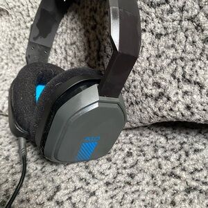 Astr A10 Gaming Headset - Gray and Blue